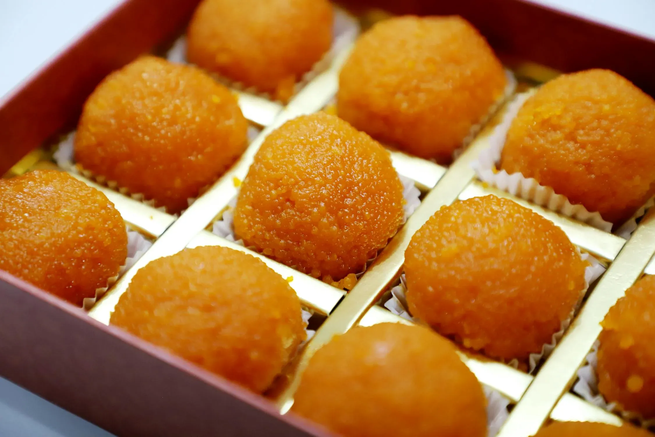 Motichoor Laddu in a box